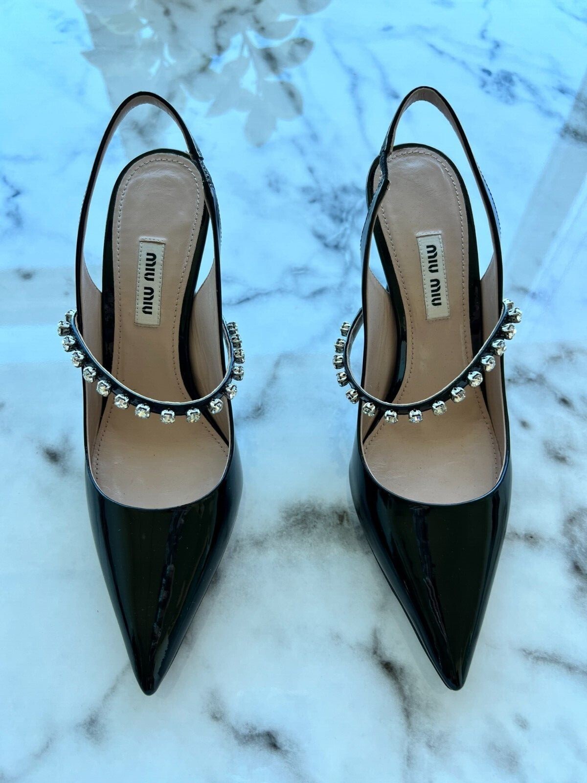 Miu Miu Designer Stiletto Heels, size US 6, EU 36, Black Miu Miu Designer Stiletto Heels, size US 6, EU 36, Black