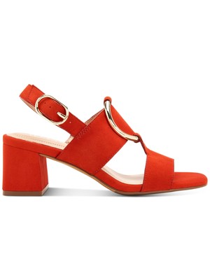 

Женские кожаные сандалии с ремешком на пятке ALFANI Red Circle Gwenna Square Block Heel, Красный, 10009109800