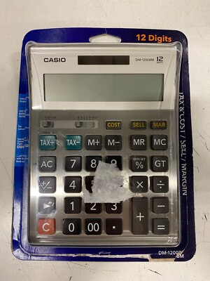 Casio Enterprises DM1200BM 12-Digit LCD - Business Jumbo Desktop Calculator