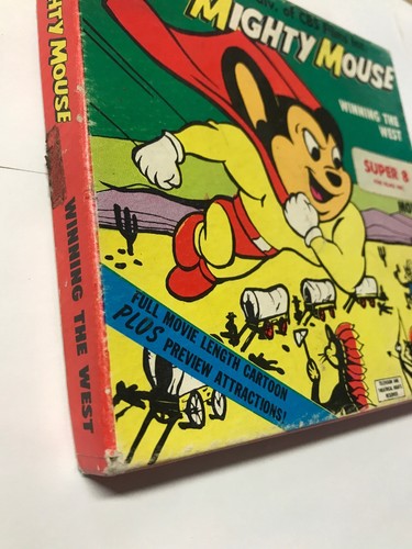 MIGHTY MOUSE, WINNING THE WEST, vintage SUPER 8 KEN HOME FILM