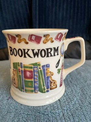 PAST TIMES Mug 'BOOK WORM '  Vintage style 