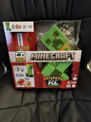 Minecraft Exploding RC Creeper with Lights & Sounds with 10 Explosion Particles