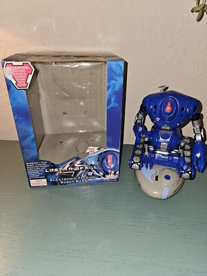 Vintage Toy Island Lost In Space Talking/Moving Robot Bank W/Box-Very Good