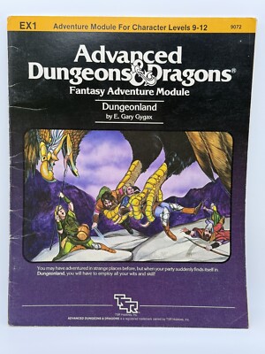 AD&D - EX1 - Dungeonland - TSR 9072 - Dungeons & Dragons 