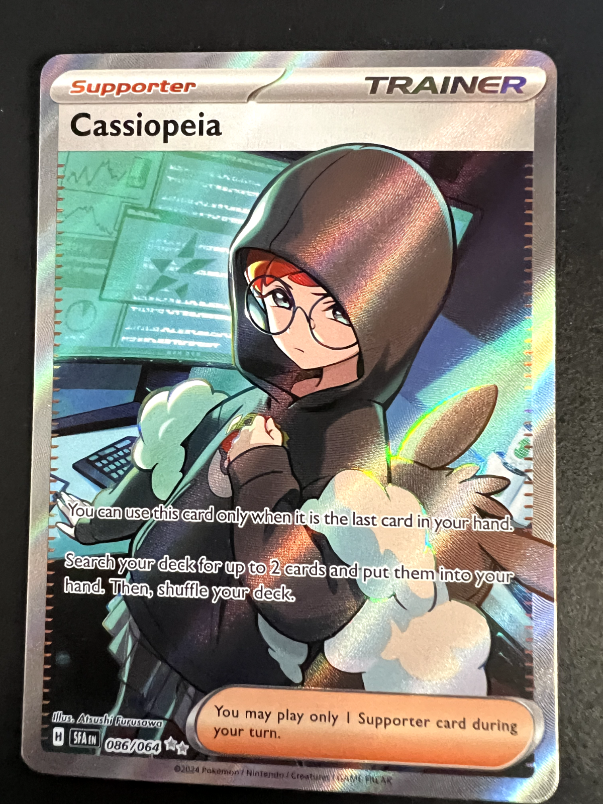 Pokemon TCG - Cassiopeia 086/064 Ultra Rare Full Art Trainer