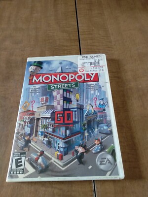Monopoly Streets (Nintendo Wii) Complete with Manual Tested & Working