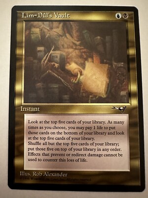 MTG Lim-Dul's Vault Alliances NM/ Near mint Magic The Gathering Card