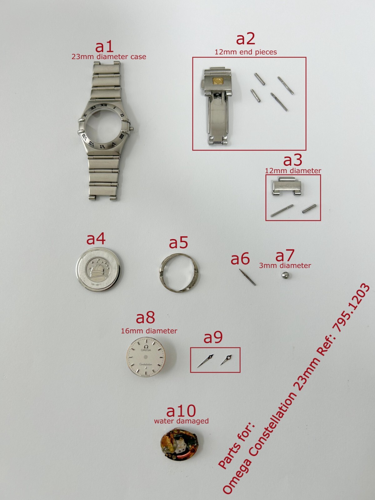 OMEGA コンステレーション 795.1203 Cal.1456 シェル文字盤 OMEGA コンステレーション 795.1203 Cal.1456 シェル文字盤