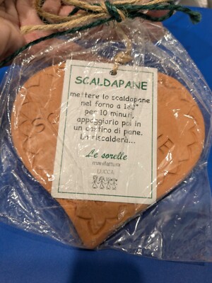 Bread Warmer SCALDAPANE. Made In Lucca (Tuscany) Italy, NEW