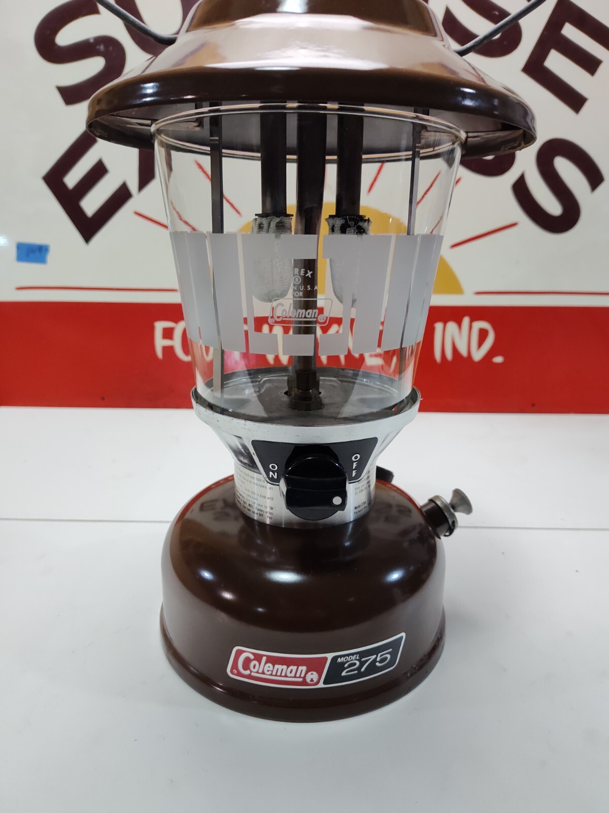 Brown Coleman 1980 Lantern Model 275 Double Mantle Dated 2/80 Tested Works 