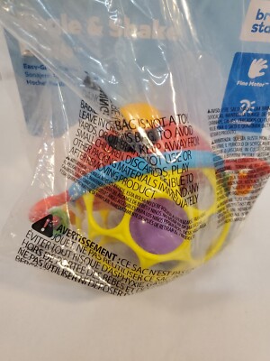 Bright Starts Sesame Street Jingle & Shake Elmo Easy Grasp Rattle, Ages 3-12 Mon