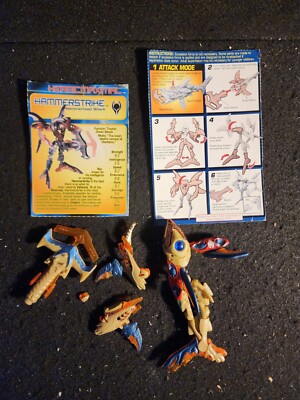 Transformers HAMMERSTRIKE (Hasbro 2000) Beast Machines Loose Complete