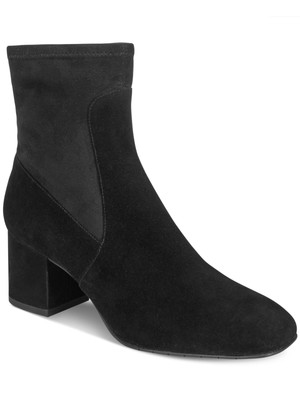 

KENNETH COLE Женские черные эластичные ботильоны Nikki с квадратным носком на блочном каблуке 5,5 м, Черный, KL06669YO