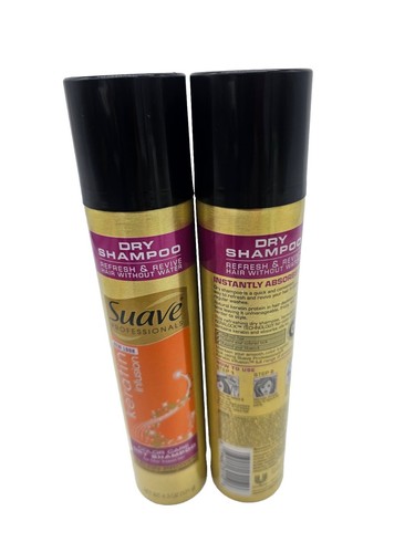 SUAVE PROFESSIONALS KERATIN INFUSION COLOR CARE DRY SHAMPOO, 2-PACK New Look