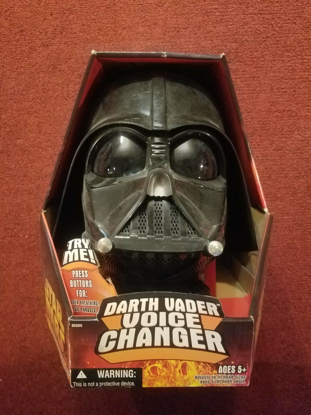 NEW Star Wars Revenge of the Sith 2005 DARTH VADER HELMET VOICE CHANGER