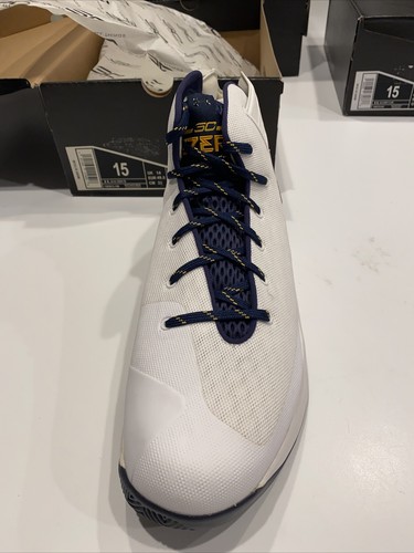Pre-owned Under Armour Team Issue  Cal Golden Bears Ua Sc 3zero Tb 1303013-100 Size 15 In White