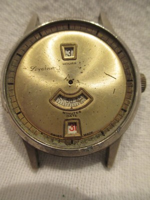 lucerne swiss calendar hour minute date wristwatch watch non