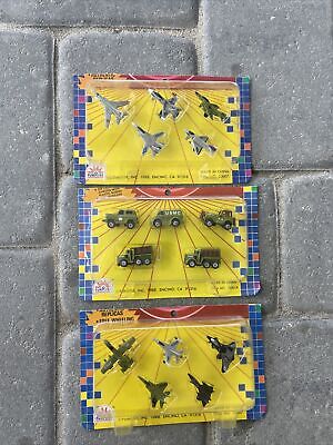 1989 Funrise Micro Action WWII Fighters & Army Truck Sets # 10007 10001B Sealed
