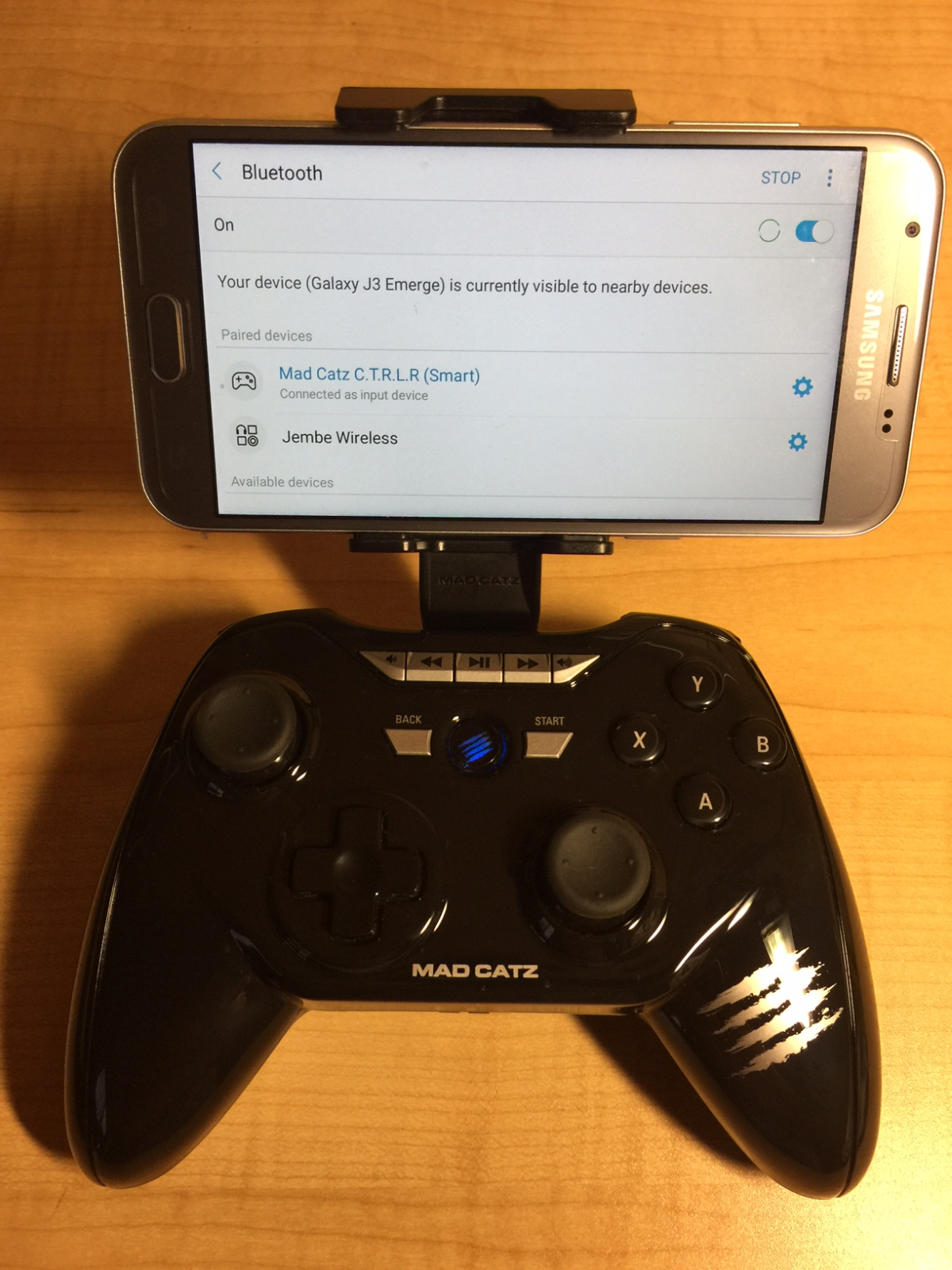 Mad Catz C.T.R.L.R Wireless Bluetooth Gaming Controller Android Samsung Fire TV