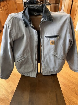 Vintage 90s Carhartt Detroit Gray J76 CMT blanket lined Work Vintage 90s Carhartt Detroit Gray J76 CMT blanket lined Work