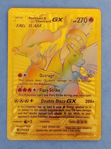 ポケモンカードゲーム Reshiram & Charizard GX TAG TEAM Pokemon Card Japanese Charizard & Reshiram GX 097/095 SR