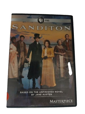 Sanditon 2-Disc DVD VIDEO Masterpiece PBS,Episodes 1 to 8.
