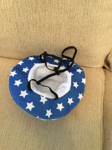 Dog Costume size M red white blue stars & stripes outfit