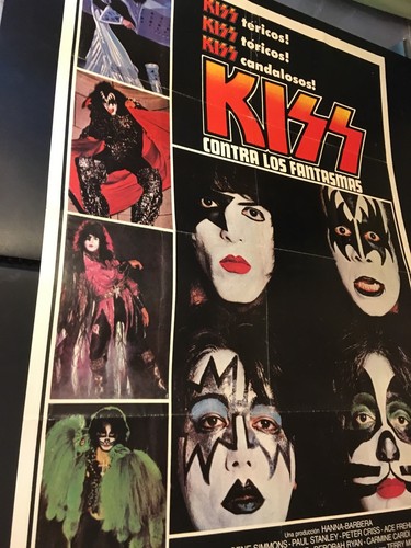 Kiss Argentina 1978 Kiss Meets The Phantom Promo Poster.  Factory Folded! RARE!!