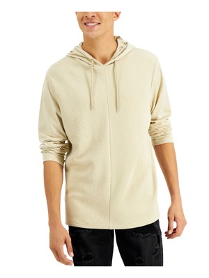

INC Mens Changed Beige Classic Fit Draw String Hoodie, Бежевый, 100113216