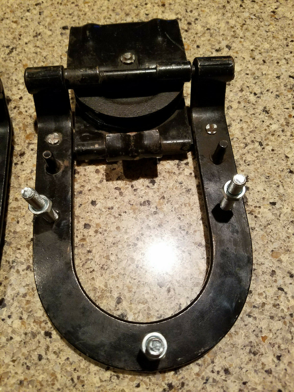 Vintage Barn Door Rollers Flexible Hanger Big 4 National Mfg Co PAIR Hardware