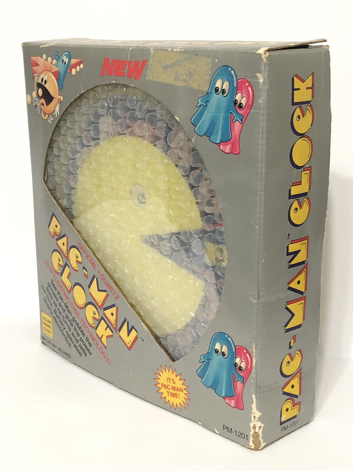 Vintage RARE Pac-Man Wall Quartz Clock PacMan 1980 Retro 