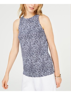 

Женская темно-синяя майка без рукавов с круглым вырезом MICHAEL KORS Размер, Navy