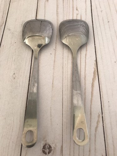 Set Of 2 The Frugal Gourmet Large Serving Spoons
