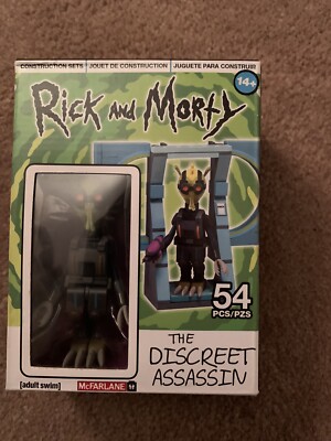 Rick and Morty - The Discreet Assassin - 54 pcs Build NIB McFarlane Adult Swim