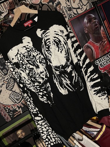 Supreme Big Cats Jacquard L/S Top M