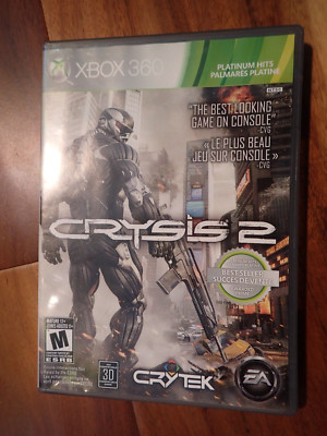 Crysis 2 (Microsoft XBox 360) Case and Game, tested