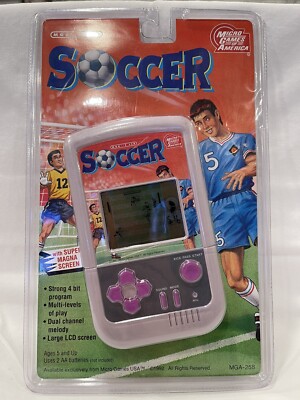Vintage 1992 Electronic Handheld SOCCER Game LCD by MGA Micro Games America NEW
