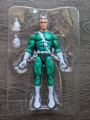 Marvel Legends QUICKSILVER RETRO FIGURE Green Costume Walmart NO CARD