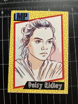 Daisy Ridley Art Trading Card Signed By Artist Serial Numbered