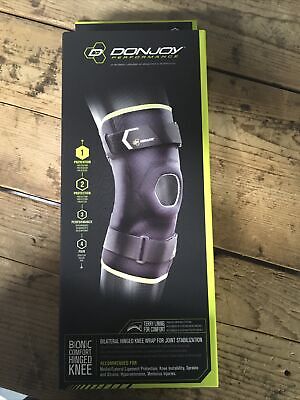 NIB Donjoy Bionic Bilateral Hinged Knee Wrap For Joint Stabilization - Size S|M