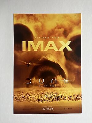 Dune Part 2 2024 Poster 11.5x17 IMAX Limited Edition