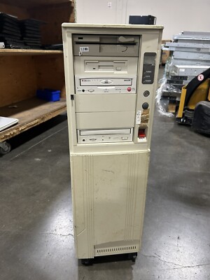 Vintage Full Height Beige AT Computer Tower Case - READ