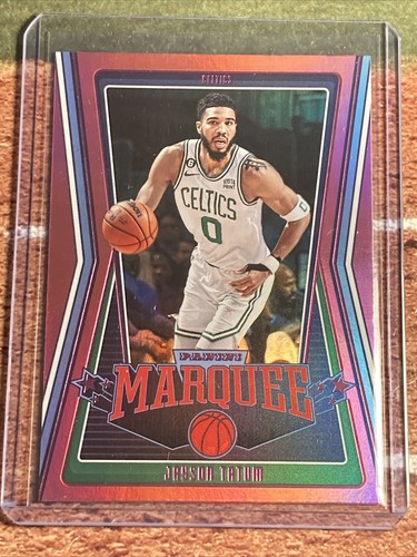 Jayson Tatum 2022-23 Panini Chronicles #260 Pink Marquee