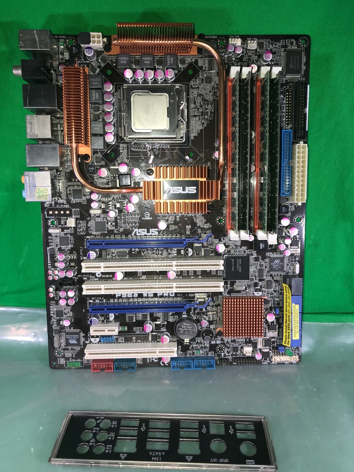 Asus P5E3 WS GAMING scheda madre con Pro Intel Quad Q9650 