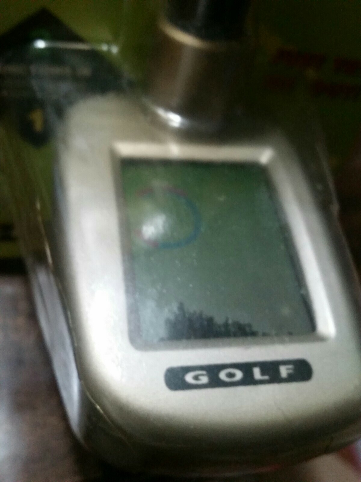 Curtis VIRTUAL GOLF GAME-Electronic golf-handheld-Model MGA350-Vintage!-On card!