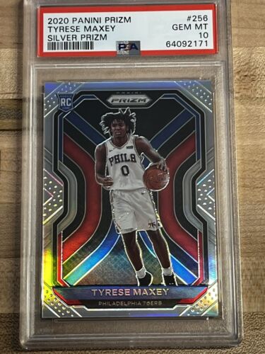 2020-21 Panini Prizm TYRESE MAXEY Silver Prizm Rookie RC 2020-21 Panini Prizm TYRESE MAXEY Silver Prizm Rookie RC