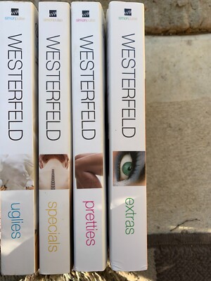 Uglies 4-paperback lot -Westerfeld Pretties, Extras, Specials  GOOD