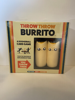 Exploding Kittens Throw Throw Burrito Card Game New- Sealed