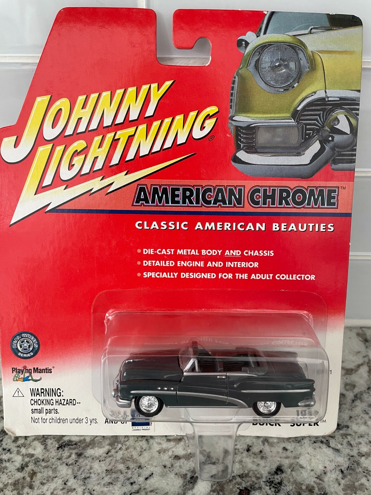 JOHNNY LIGHTNING モパーセット Johnny Lightning American Chrome Gray 1953 Buick Super 1:64