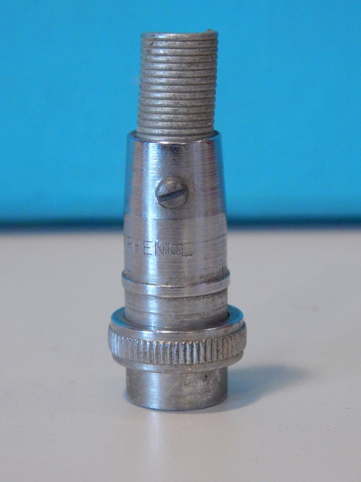 Vintage 1960S Microphone 1 Pin Female Amphenol connector Shure Electro Voice Old